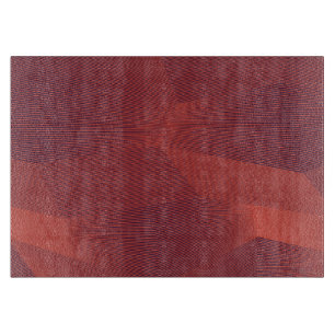 Abstract, trendy, modern geometric graphic art cutting board