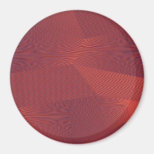 Abstract, trendy, modern geometric graphic art magnet