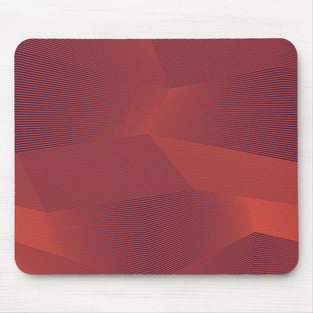 Abstract, trendy, modern geometric graphic art mouse pad (Front)