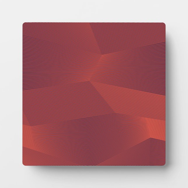 Abstract, trendy, modern geometric graphic art plaque (Front)
