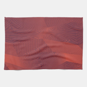 Abstract, trendy, modern geometric graphic art tea towel