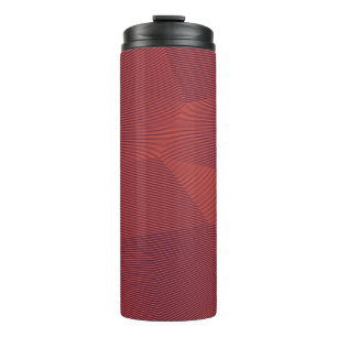 Abstract, trendy, modern geometric graphic art thermal tumbler