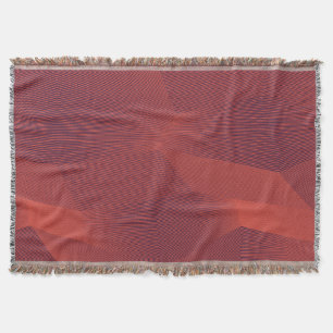 Abstract, trendy, modern geometric graphic art throw blanket
