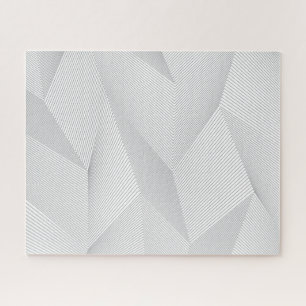 Abstract, trendy, modern, simple line pattern jigsaw puzzle