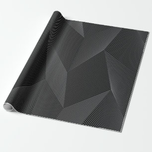 Abstract, trendy, modern, simple line pattern wrapping paper