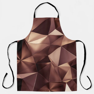 Abstract triangle crystal background. apron