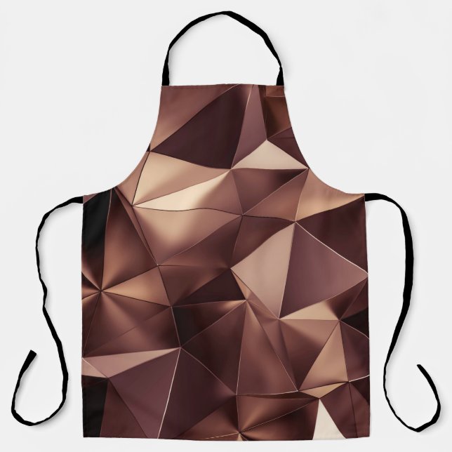 Abstract triangle crystal background. apron (Front)