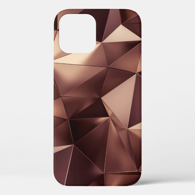Abstract triangle crystal background. Case-Mate iPhone case (Back)