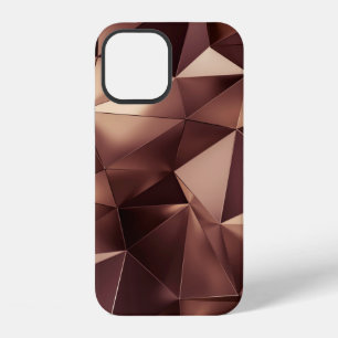 Abstract triangle crystal background. iPhone 12 case