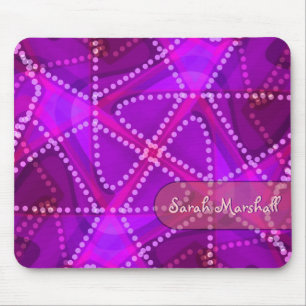 Abstract Triangle Dots Art Mousepad