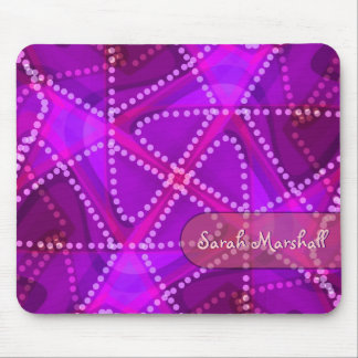 Abstract Triangle Dots Art Mousepad