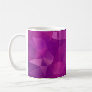 Abstract triangle violet texture backgroundbackgro coffee mug