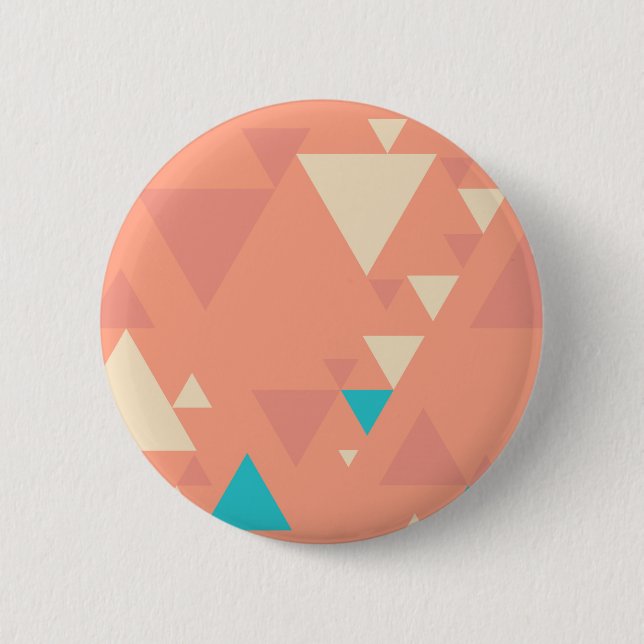 Abstract Triangles 6 Cm Round Badge (Front)
