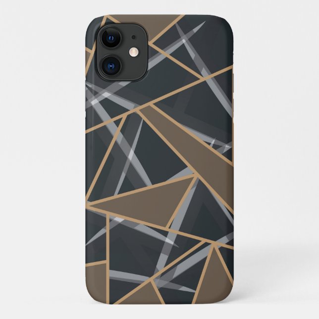 Abstract Triangles Case-Mate iPhone Case (Back)