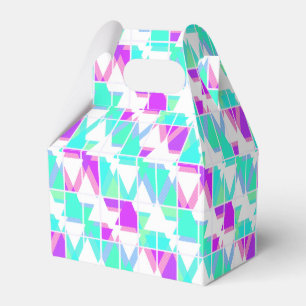 Abstract triangles geometrical modern pattern whit favour box