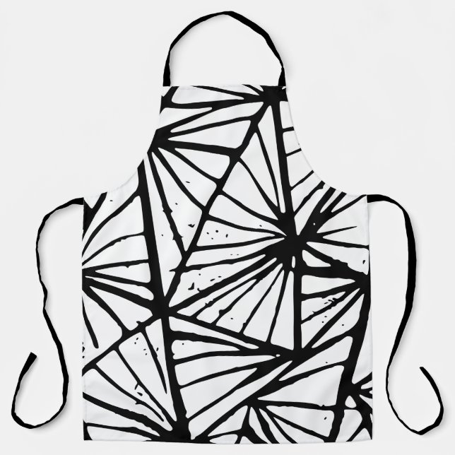 Abstract Triangles Print All-Over Print Apron (Front)