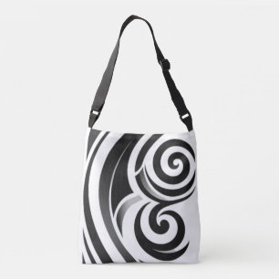 Abstract tribal  crossbody bag