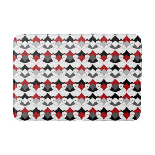 Abstract tribal ornament . bath mat