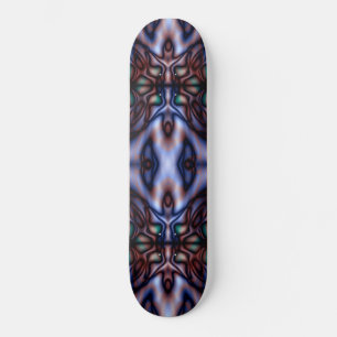 Abstract tribal pattern skateboard