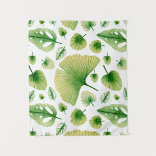 Abstract Tropical Art Tapestry