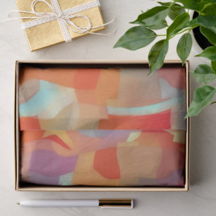Abstract Tropical Colours Artsy Tissue Paper