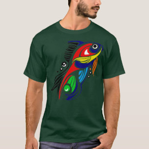 Abstract Tropical Fish T-Shirt