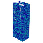  Abstract Tropical Flowers Wine Gift Bag