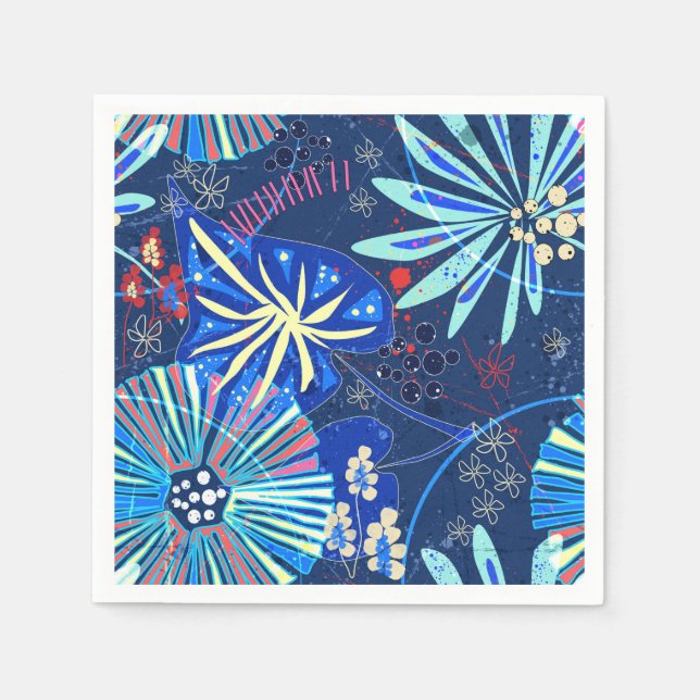 Abstract  tropical napkin (Front)