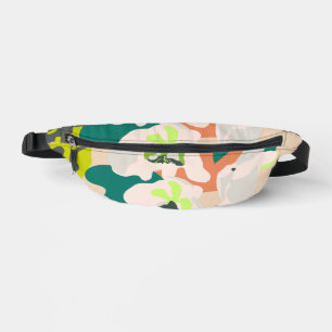Abstract Tropical Orchids Modern Home Decor Bum Bags