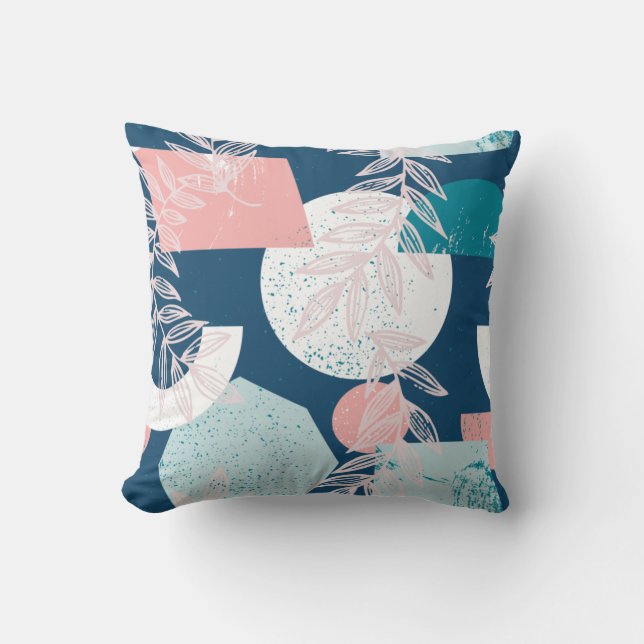 Abstract Tropical Pattern Cushion (Front)