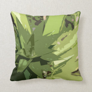 Abstract Tropical Pineapple Pillow