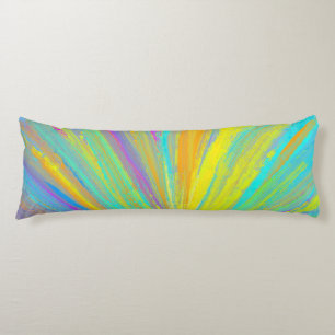 Abstract Tropical Summer Fun Body Cushion