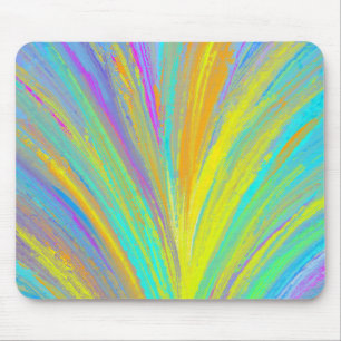 Abstract Tropical Summer Fun Mouse Pad