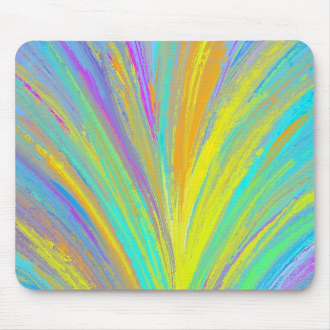 Abstract Tropical Summer Fun Mouse Pad (Front)