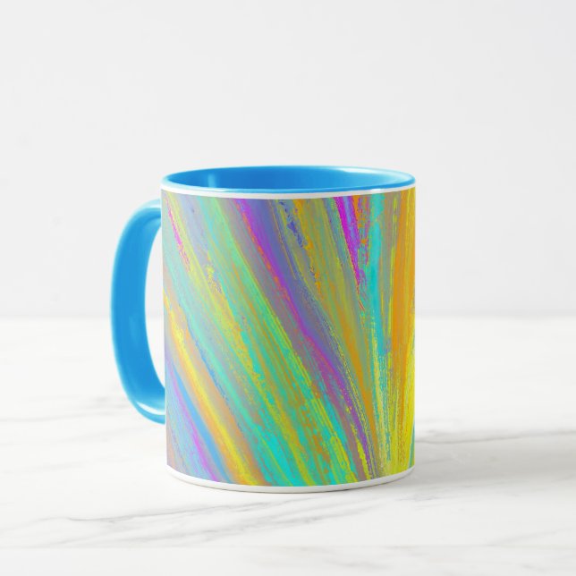 Abstract Tropical Summer Fun Mug (Front Left)