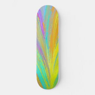 Abstract Tropical Summer Fun Skateboard