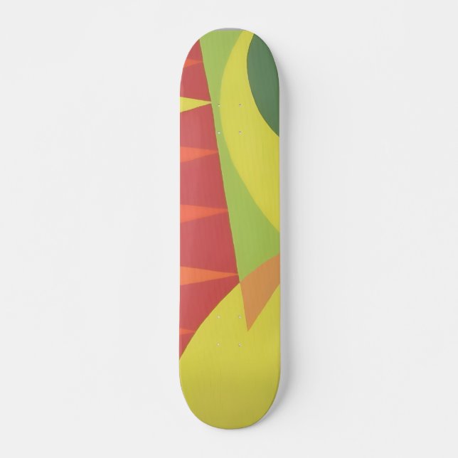 Abstract Tropicana Skateboard Deck (Front)