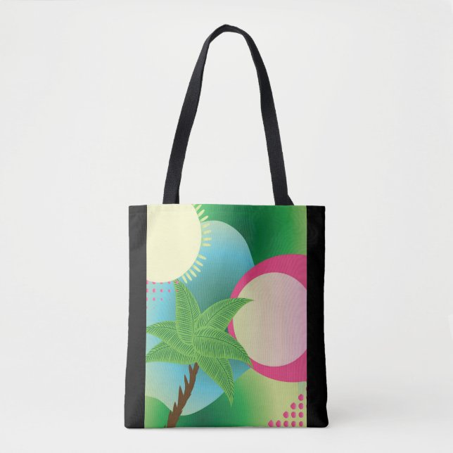 abstract tropikы tote bag (Front)