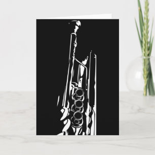 Abstract Trumpet Greeting Card