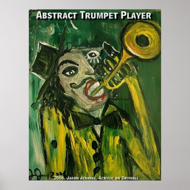 Abstract Trumpet Poster (Front)
