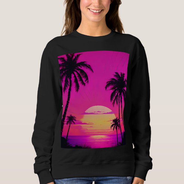 Abstract Tunnel Perspective with Two Figures Sweatshirt (Front)