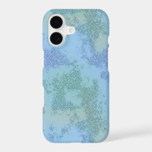 Abstract Turquoise Mermaid Glitter Phone Case