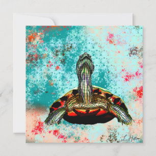 Abstract Turtle Artwork