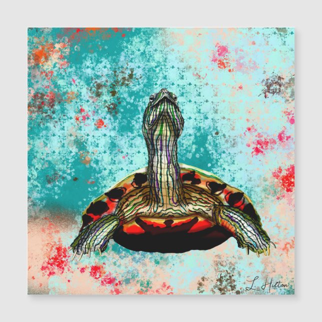 Abstract Turtle Artwork (Front)