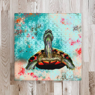 Abstract Turtle Artwork Photo Print