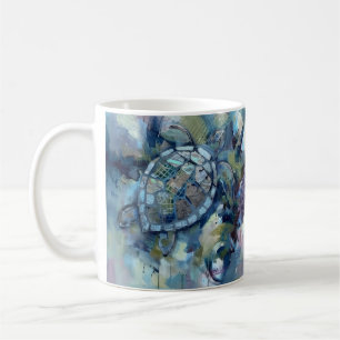 Abstract Turtle Coffee Mug