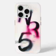 Abstract Typography "Null" Phone Case