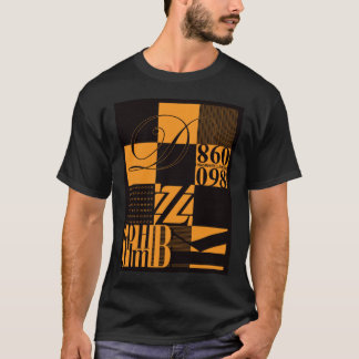 Abstract Typography T-Shirt