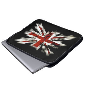 Abstract UK Flag Laptop Sleeve