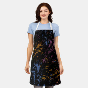 Abstract Uneven Pattern Apron